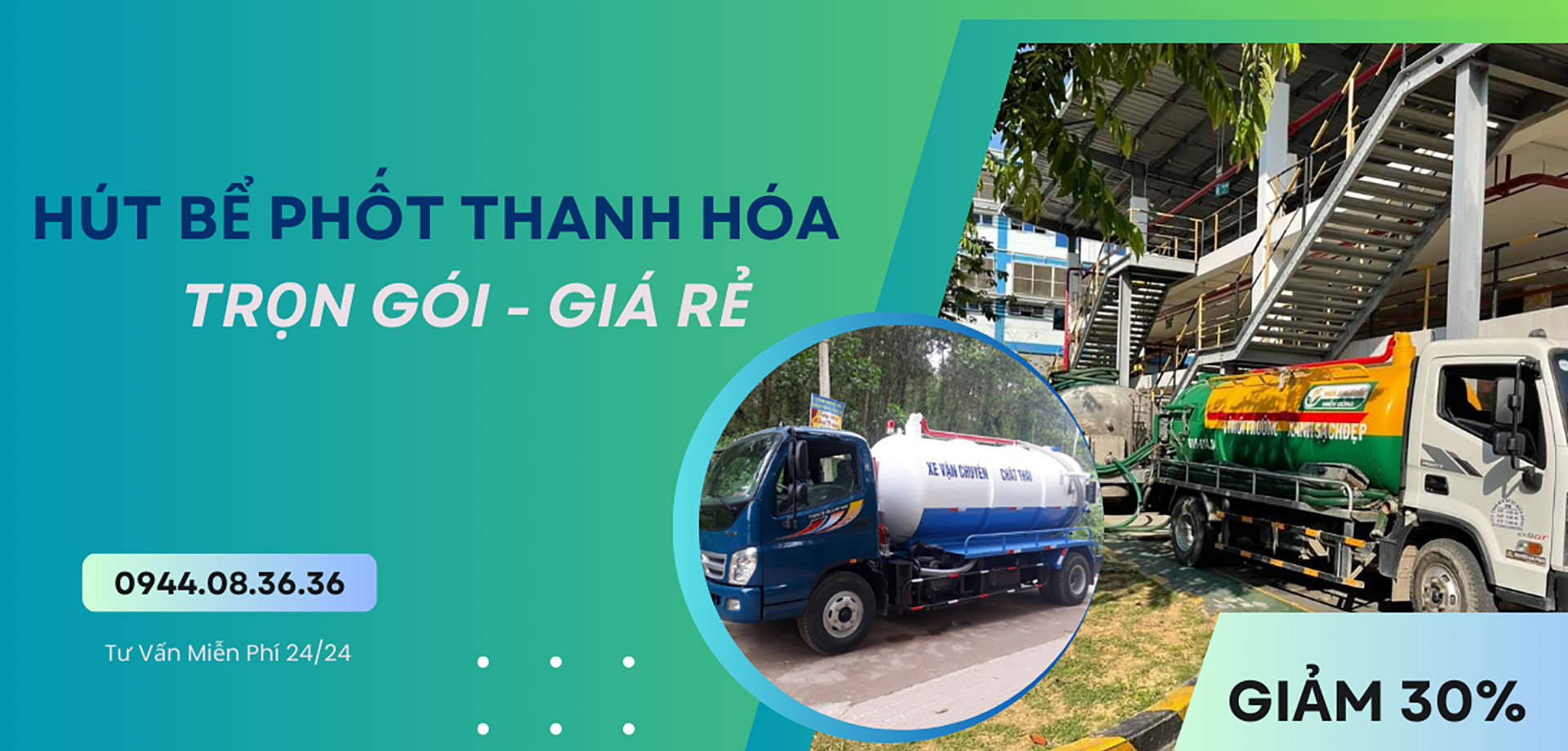 Dịch Vụ Hút Bể Phốt Thanh Hóa Trọn Gói – Giá Rẻ – Uy Tín – Có Mặt Nhanh Chóng